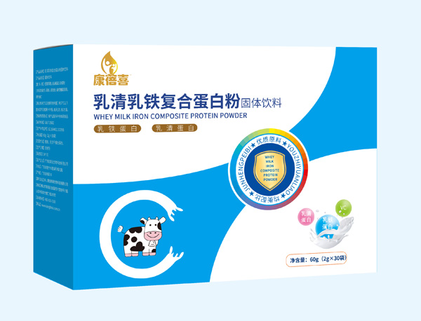 康蓓喜乳清乳鐵復(fù)合蛋白粉側(cè)面