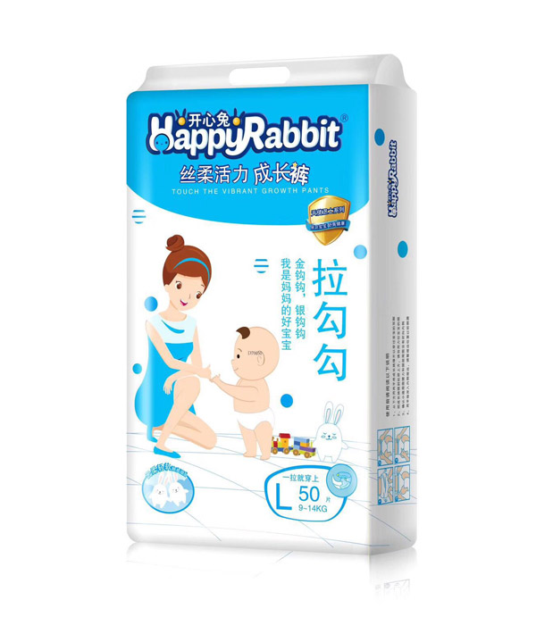 開心兔絲柔活力成長(zhǎng)褲L50
