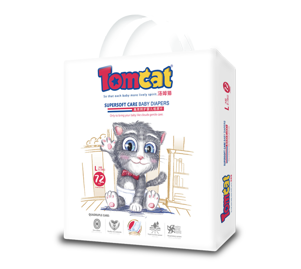 湯姆貓高效呵護(hù)嬰兒紙尿片L72