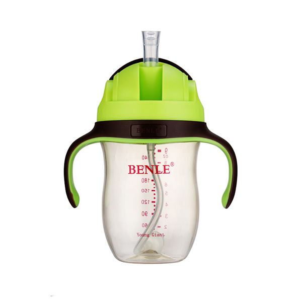 BENLE貝恩樂廣口徑帶手柄PPSU吸管水杯280ML綠色.jpg BENLE貝恩樂廣口徑帶手柄PPSU吸管水杯280ML綠色.jpg