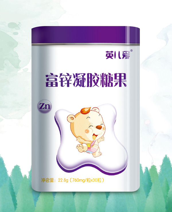 英兒愛富鋅凝膠糖果