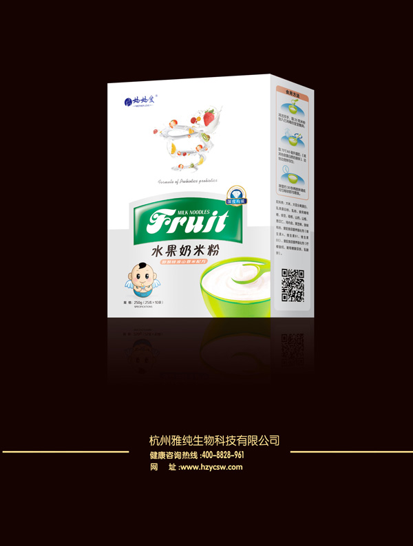 媽媽愛(ài)水果奶米粉-獼猴桃淮山薏米配方 盒裝