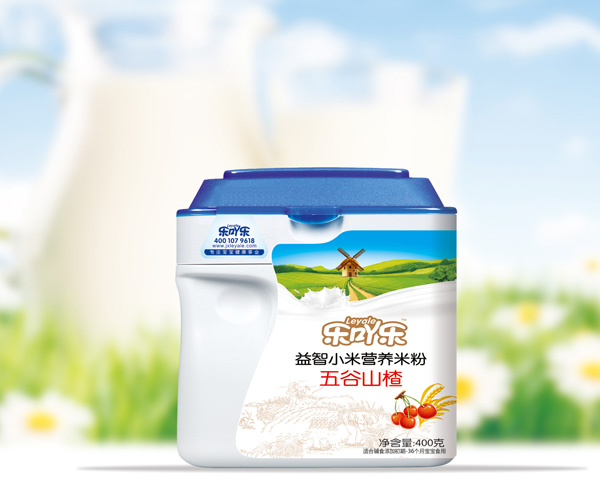 樂吖樂益智小米營養(yǎng)米粉五谷山楂桶裝