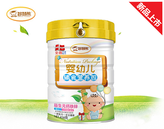 智慧熊益生元鈣鐵鋅-輔食營養(yǎng)包