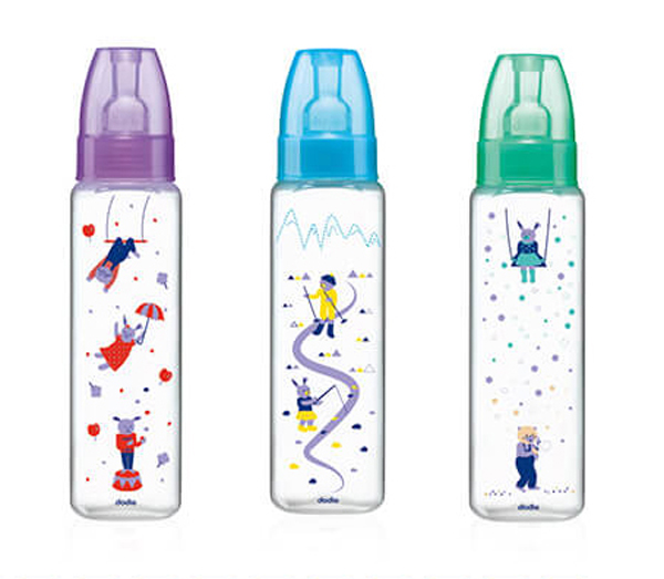 Dodie經(jīng)典三流速標(biāo)準(zhǔn)口徑PP奶瓶330ml