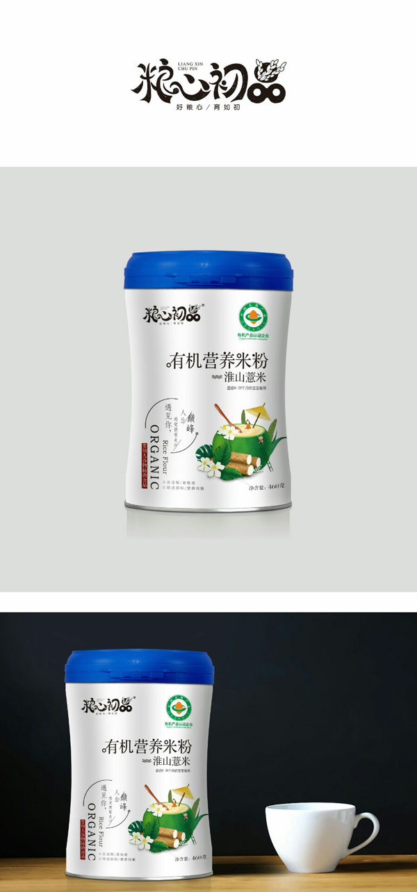 糧心初品有機營養(yǎng)米粉-淮山薏米