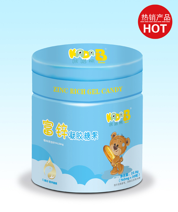 咔嗒熊富鋅凝膠糖果