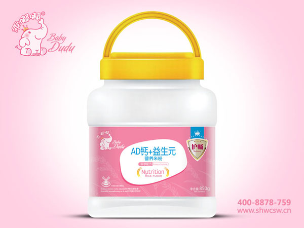 乖嘟嘟AD鈣益生元營(yíng)養(yǎng)米粉850g