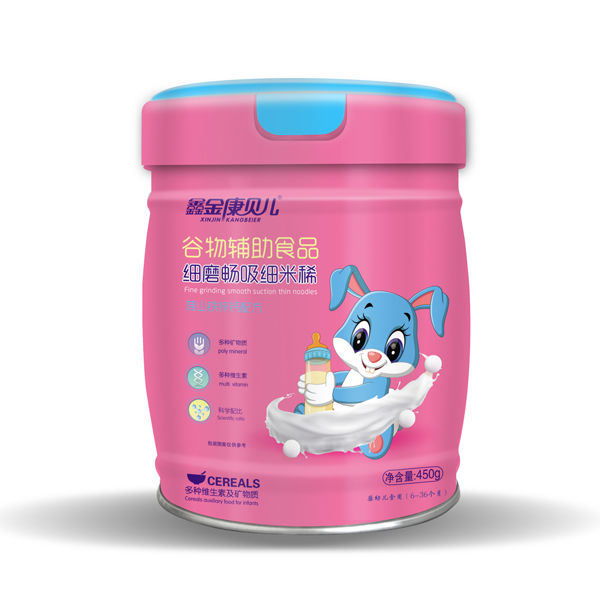 鑫金康貝爾細(xì)磨暢吸細(xì)米稀-淮山鐵鋅鈣配方