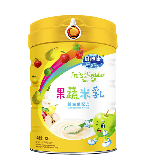 貝迪康果蔬米乳-益生菌配方聽裝