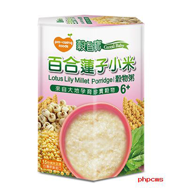 哺食小鋪百合蓮子小米谷物粥
