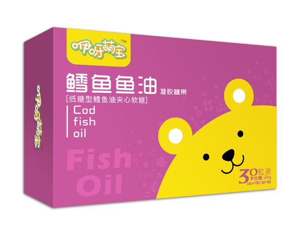 咿呀萌寶鱈魚(yú)魚(yú)油凝膠糖果