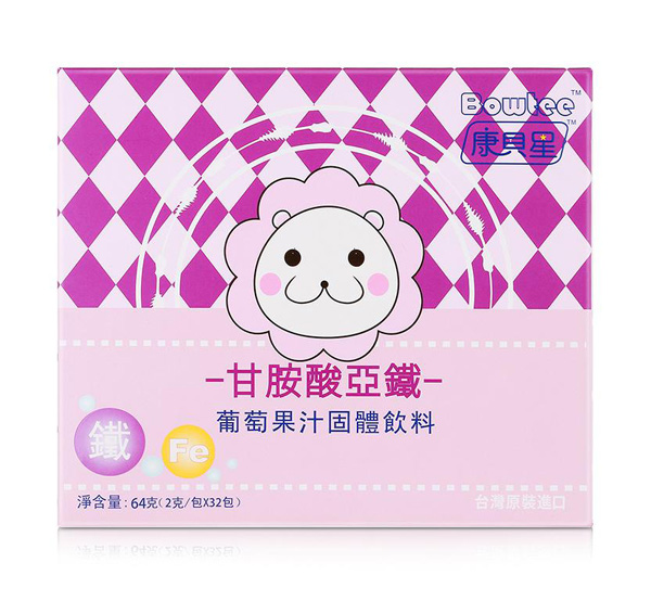 康貝星甘胺酸亞鐵葡萄果汁固體飲料64克.jpg 康貝星甘胺酸亞鐵葡萄果汁固體飲料64克.jpg