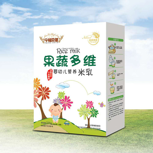 今福貝健嬰幼兒營養(yǎng)米乳盒裝(果蔬多維)