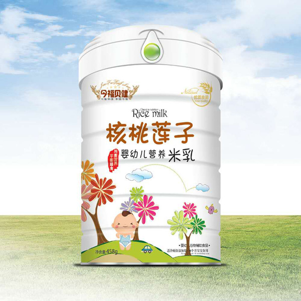 今福貝健嬰幼兒營養(yǎng)米乳聽裝(核桃蓮子)