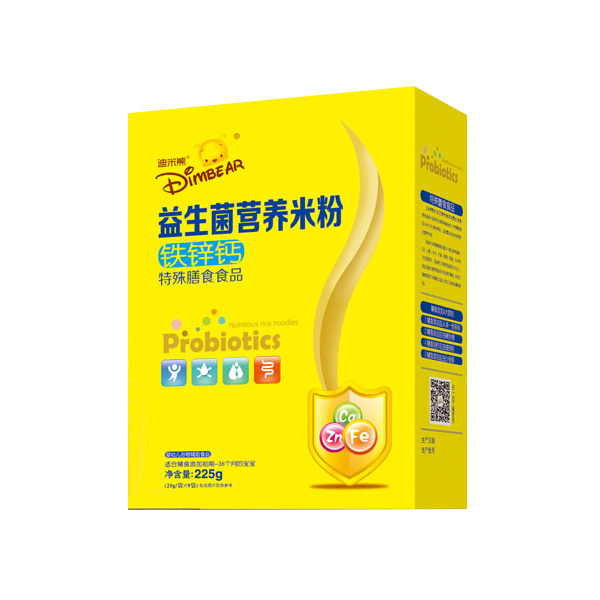 迪米熊益生菌營養(yǎng)米粉-鐵鋅鈣盒裝