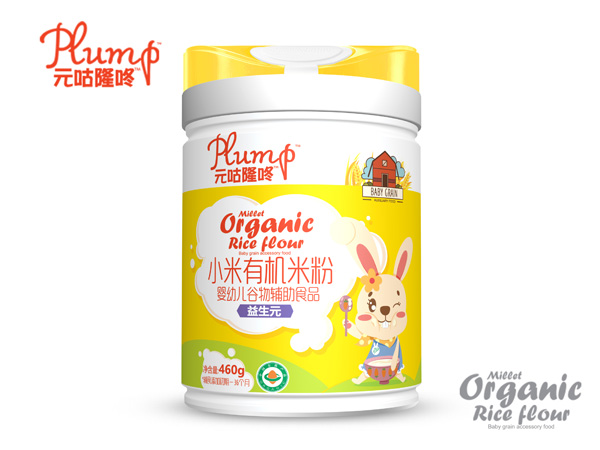 元咕隆咚小米有機(jī)米粉-益生元