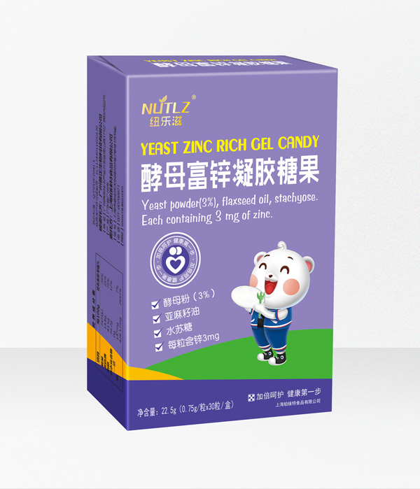 紐樂(lè)滋酵母富鋅凝膠糖果