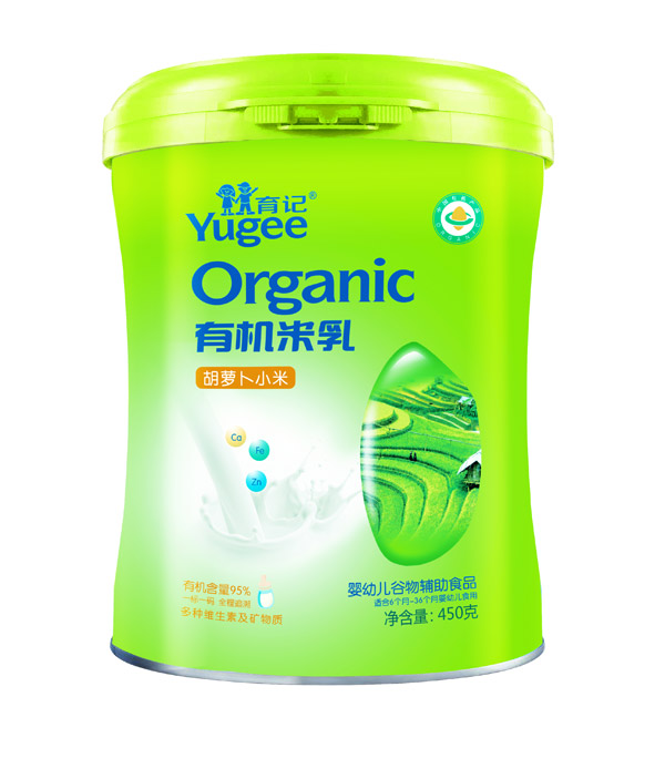 育記胡蘿卜小米有機米乳450克