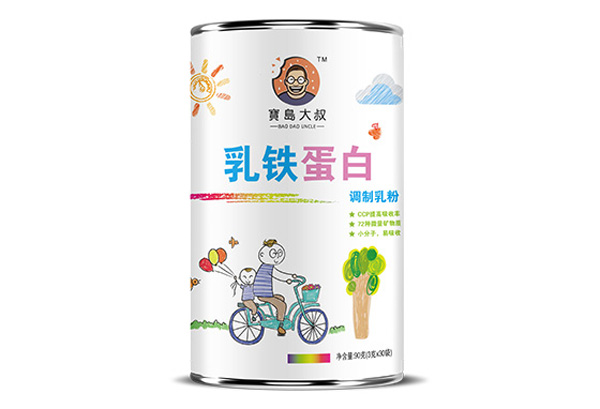 寶島大叔乳鐵蛋白調(diào)制乳粉