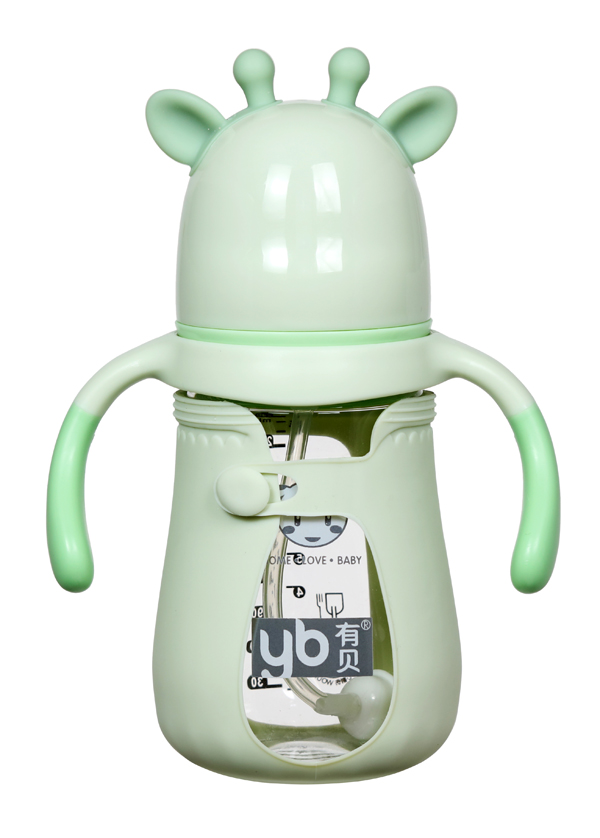 有貝玻璃奶瓶4081 綠色
