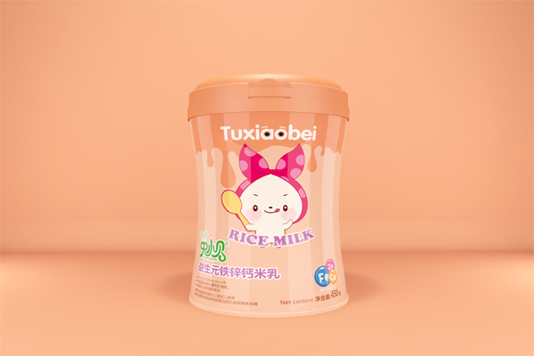 兔小貝益生元鐵鋅鈣米乳 聽裝