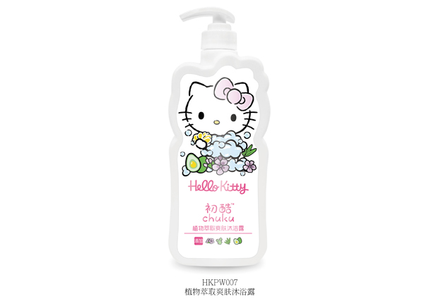 Hello Kitty初酷植物萃取爽膚沐浴露 900ml