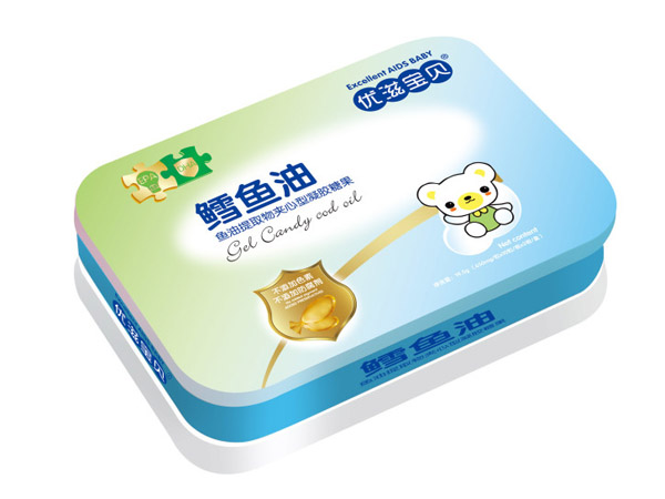 優(yōu)滋寶貝鱈魚(yú)油魚(yú)油提取物夾心型凝膠糖果 鐵聽(tīng)