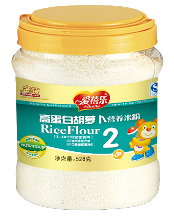 愛蓓樂高蛋白胡蘿卜營(yíng)養(yǎng)米粉528g