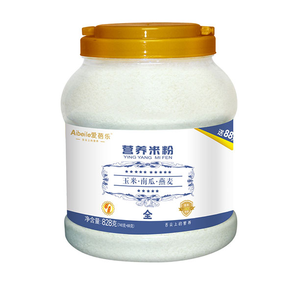 愛蓓樂營(yíng)養(yǎng)米粉-玉米南瓜燕麥828g