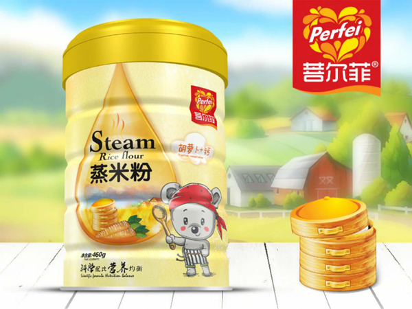 菩爾菲胡蘿卜+鈣蒸米粉 聽(tīng)裝