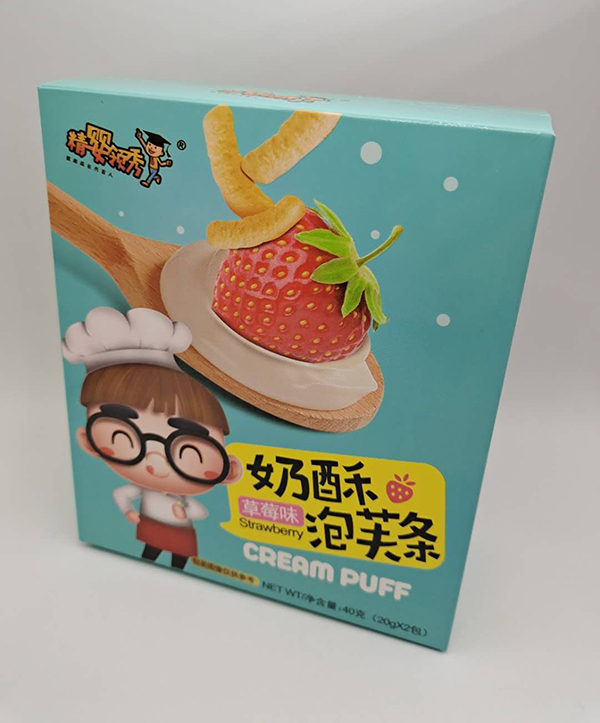 精嬰領秀奶酥泡芙條 草莓味