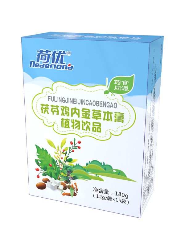 荷優(yōu)茯苓雞內(nèi)金草本膏植物飲品