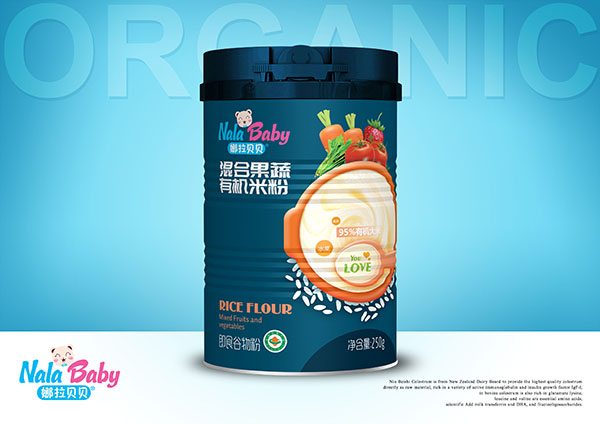 娜拉貝貝混合果蔬有機米粉