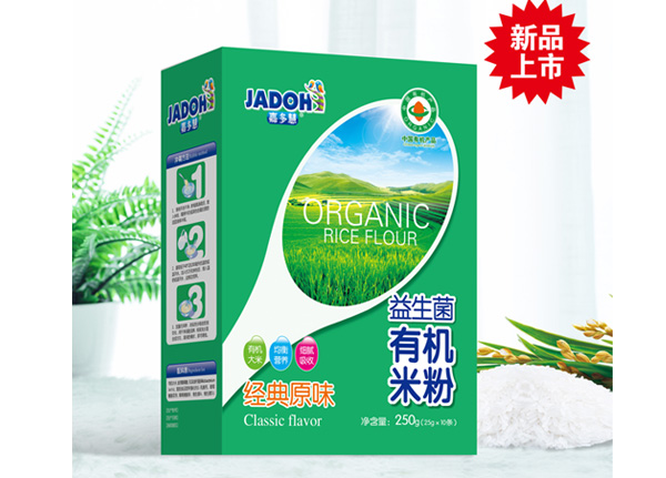 嘉多慧益生菌有機米粉(盒)-經典原味