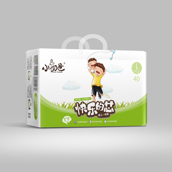 小奶爸快樂(lè)的芯嬰兒一體褲L40