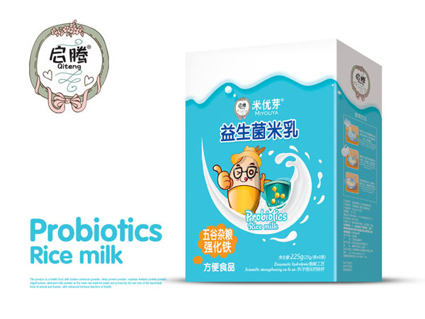 米優(yōu)芽益生菌米乳-五谷雜糧強(qiáng)化鐵盒裝