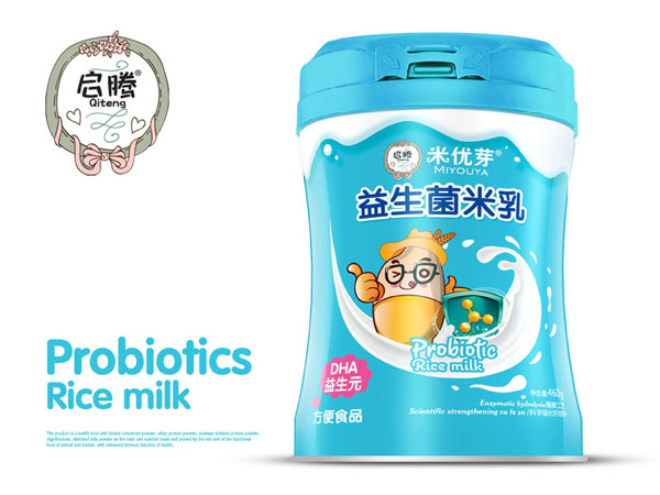 米優(yōu)芽益生菌米乳-DHA益生元聽(tīng)裝