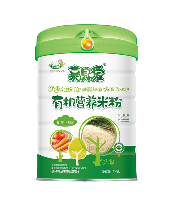 嘉唄噯有機(jī)營(yíng)養(yǎng)米粉聽(tīng)裝 胡蘿卜番茄