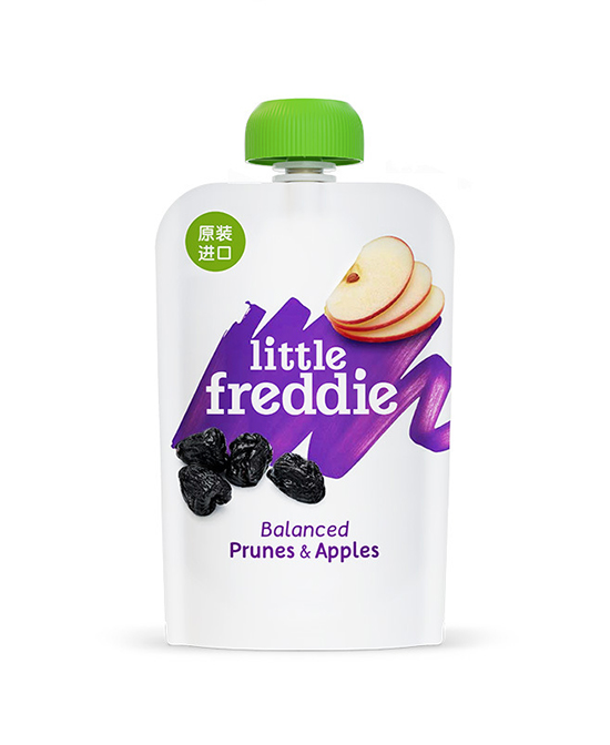 貝比樂(lè)輔食泥西梅蘋果泥零食發(fā)酵乳水果混合泥100g