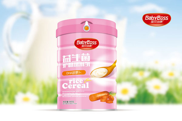 寶貝當(dāng)家DHA胡蘿卜益生菌護暢蒸米乳-聽裝