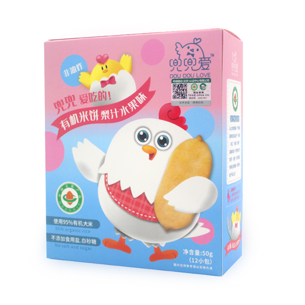 兜兜愛有機(jī)米餅 梨汁水果味