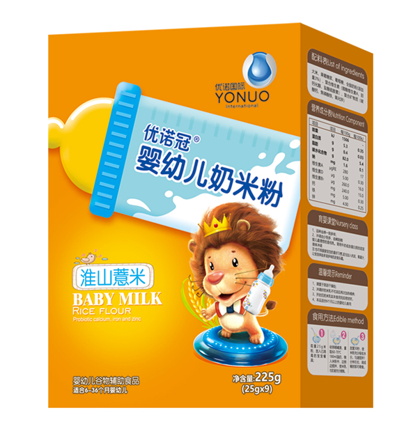 優(yōu)諾冠嬰幼兒奶米粉 淮山薏米 盒裝.jpg