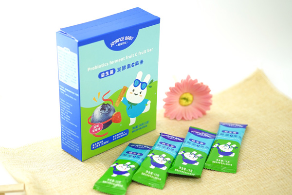 甄愛(ài)貝比益生菌發(fā)酵果C果條-藍(lán)莓草莓味