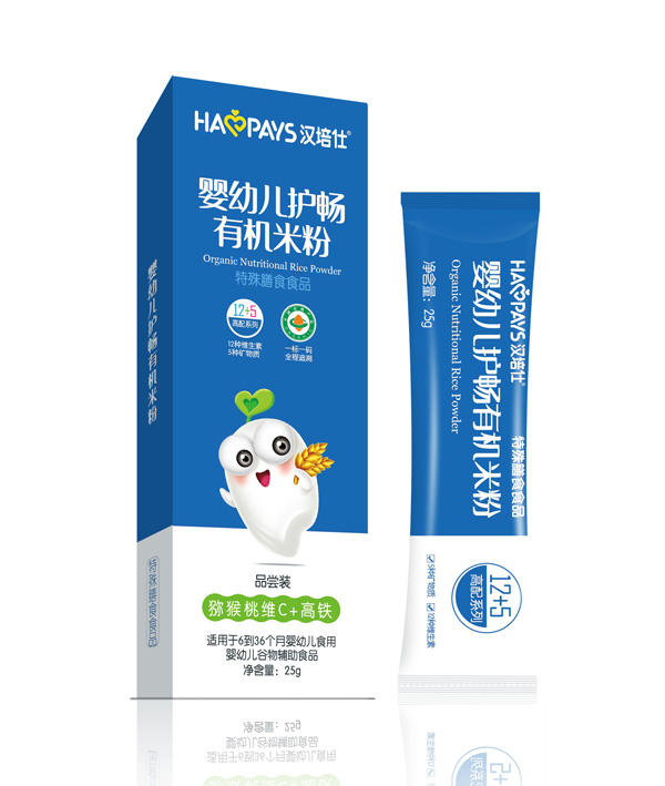 漢培仕嬰幼兒護(hù)暢有機(jī)米粉