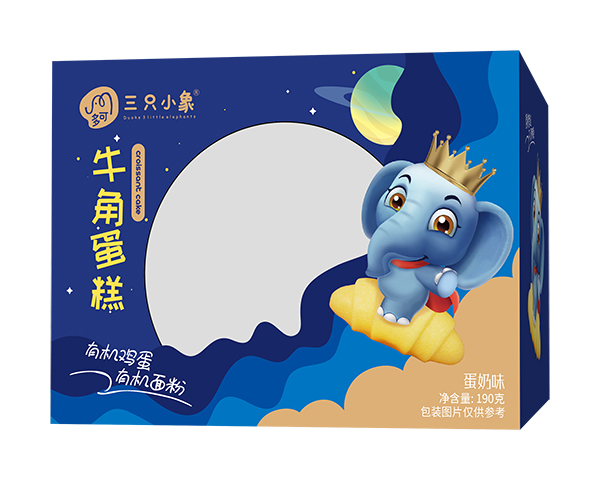 多可三只小象牛角蛋糕 蛋奶味.jpg 多可三只小象牛角蛋糕 蛋奶味.jpg