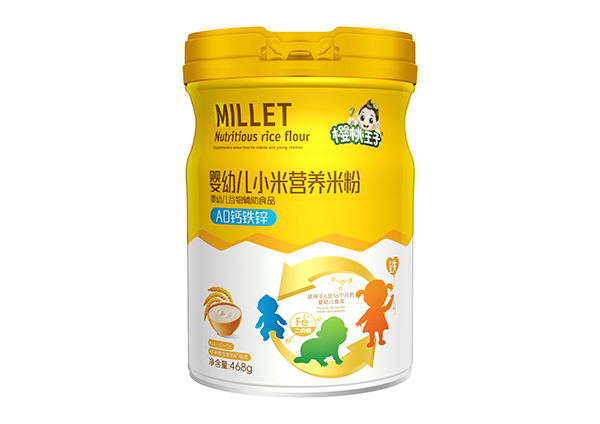 櫻桃王子?jì)胗變盒∶谞I養(yǎng)米粉 AD鈣鐵鋅 聽裝