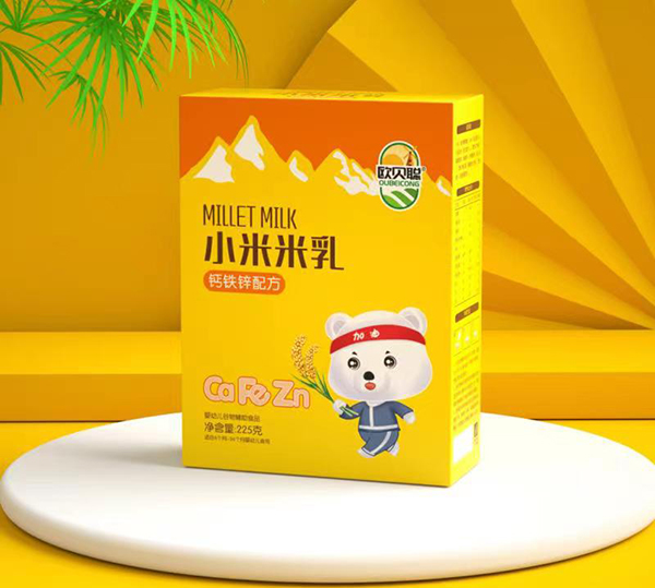 歐貝聰小米米乳盒裝 鈣鐵鋅