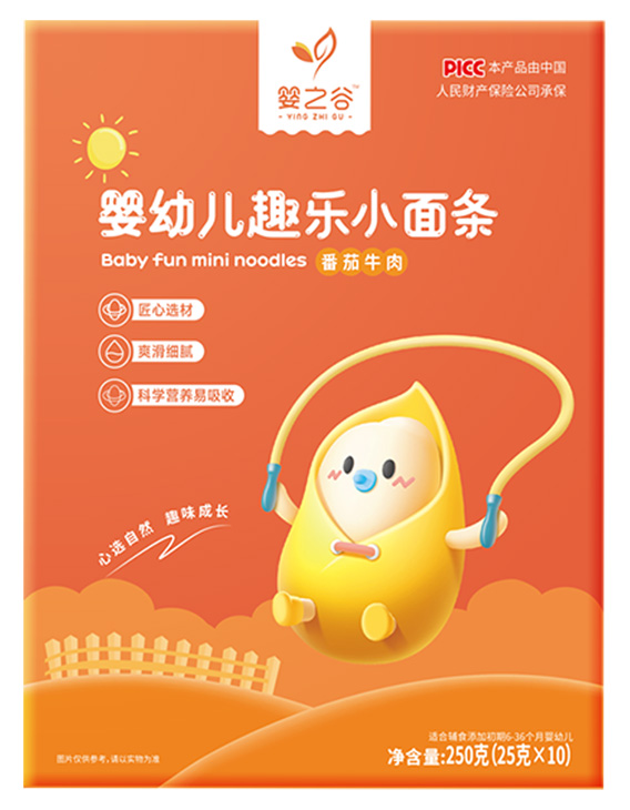 嬰之谷嬰幼兒趣樂小面條-番茄牛肉