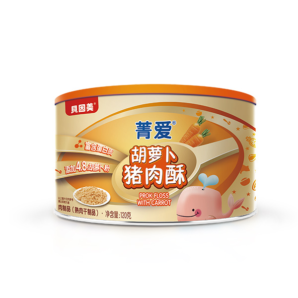 貝因美菁愛胡蘿卜豬肉酥120克.jpg 貝因美菁愛胡蘿卜豬肉酥120克.jpg